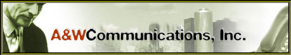 A & W Communications, Inc. Logo