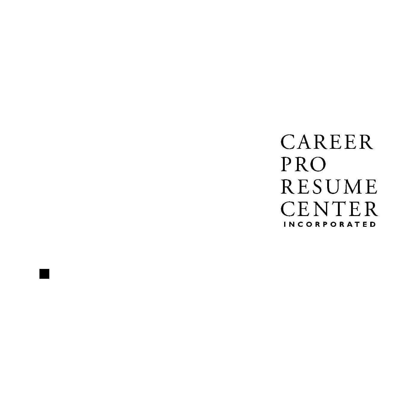 Career Pro Resume Center Inc. Logo
