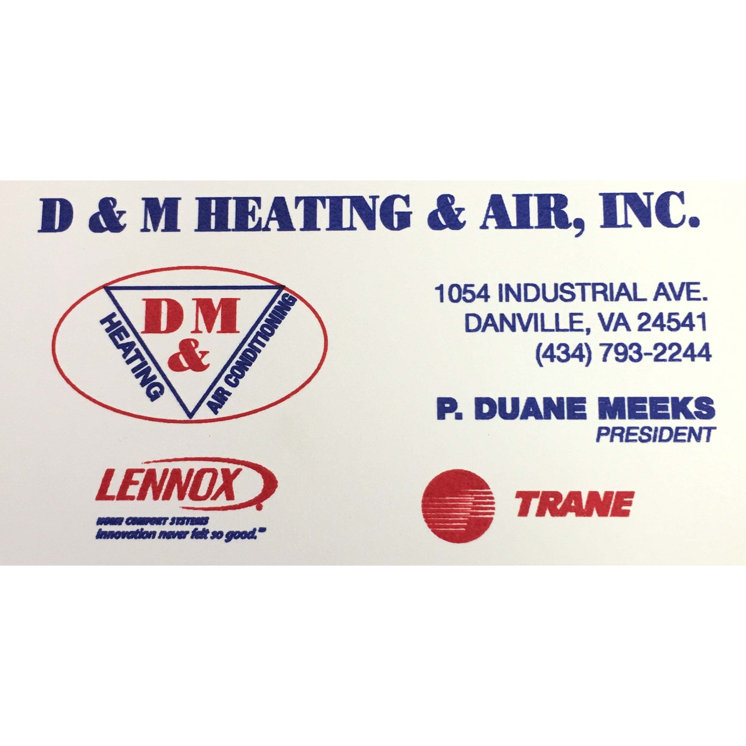 D & M Heating &Air Conditioning Inc. Logo