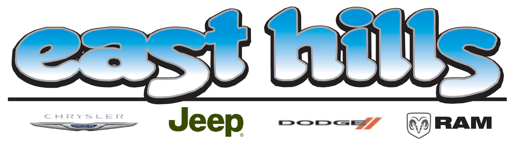 East Hills Chrysler Jeep Dodge Ram SRT Logo