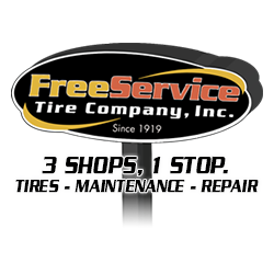 Free Service Tire Company Logo