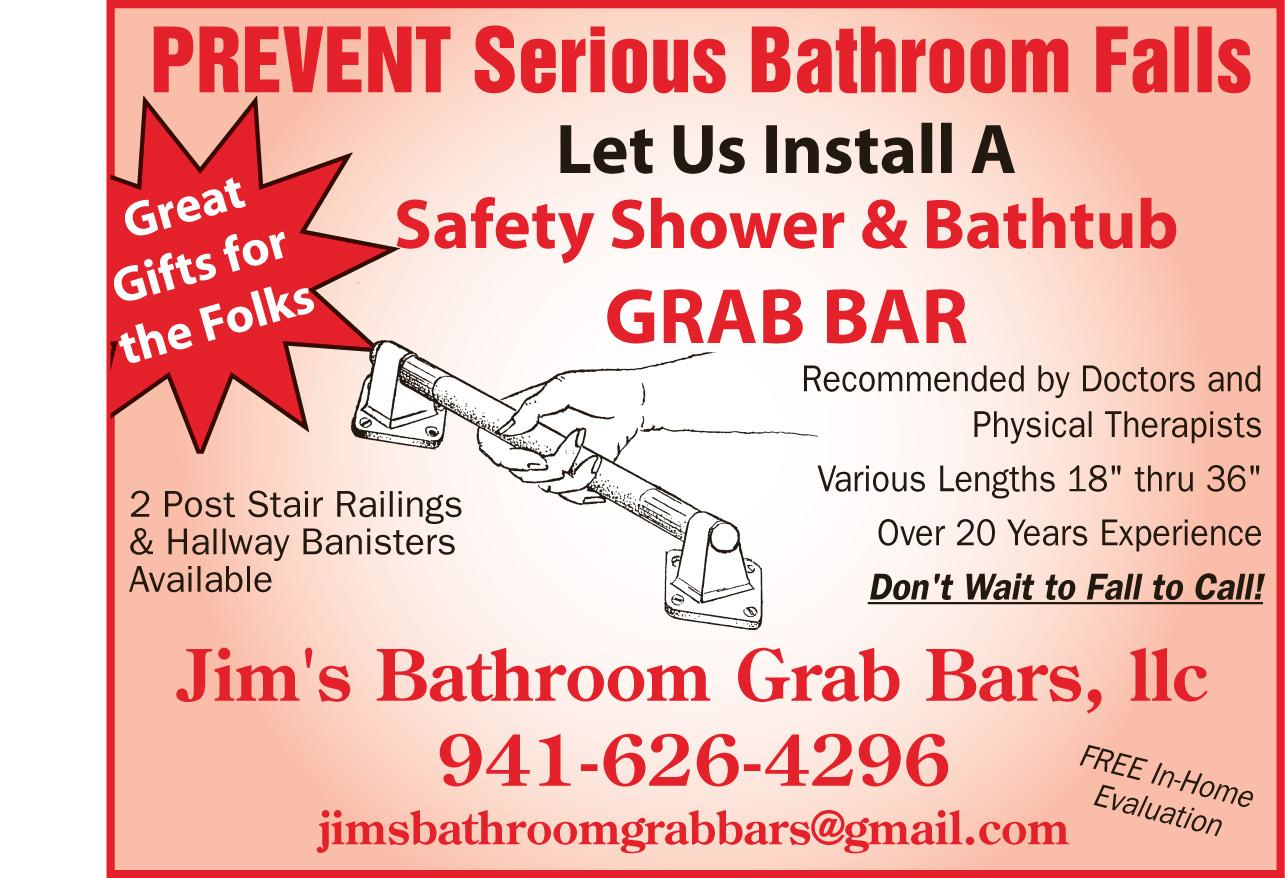 Jim's Bathroom Grab Bars LLC Logo