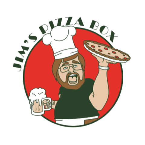 Jim's Pizza Box Logo