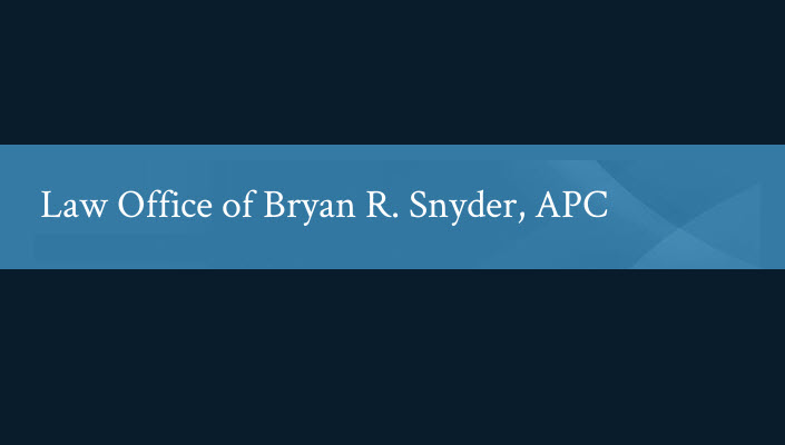 Law Office of Bryan R. Snyder, APC Logo