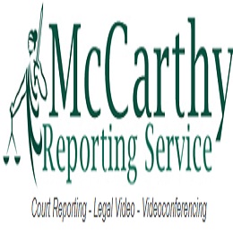 McCarthy Reporting Service Logo