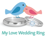 My Love Wedding Ring Logo