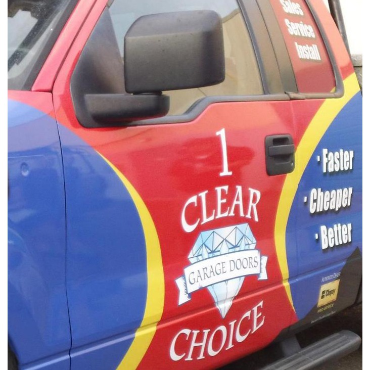 One Clear Choice Garage Doors Logo