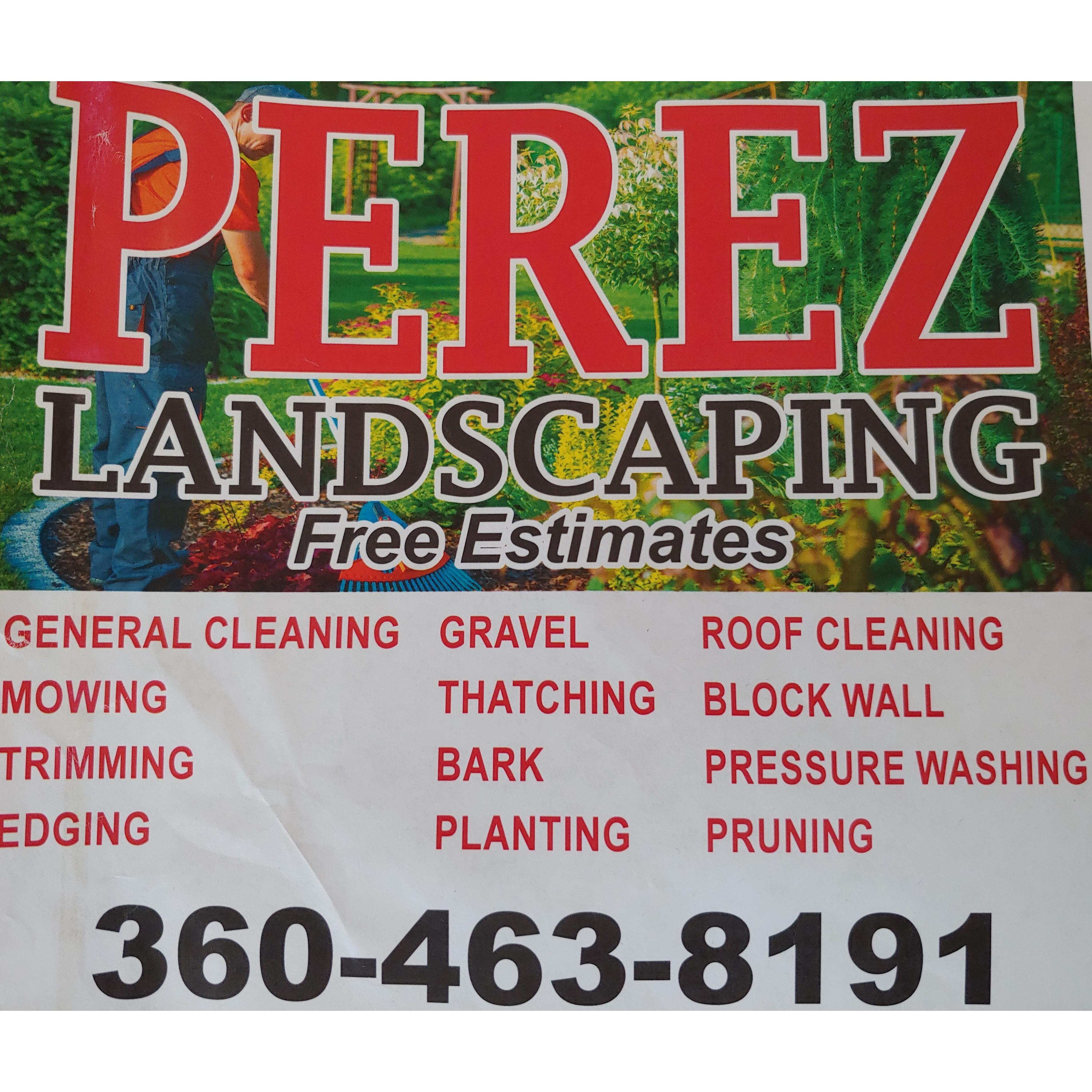 Perez Landscaping Logo
