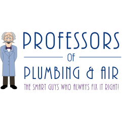 Professors of Plumbing & Air Logo