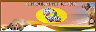 Puppourri Pet Resort Logo