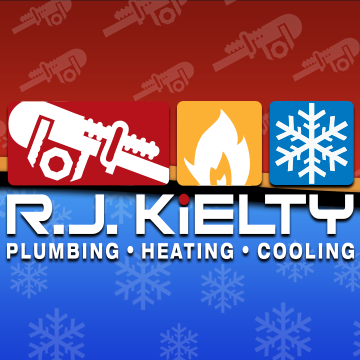 R.J. Kielty Plumbing, Heating and Cooling Logo