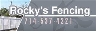 Rocky's Fencing Logo