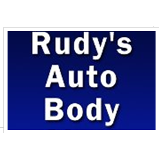 Rudy's Auto Body Shop Logo