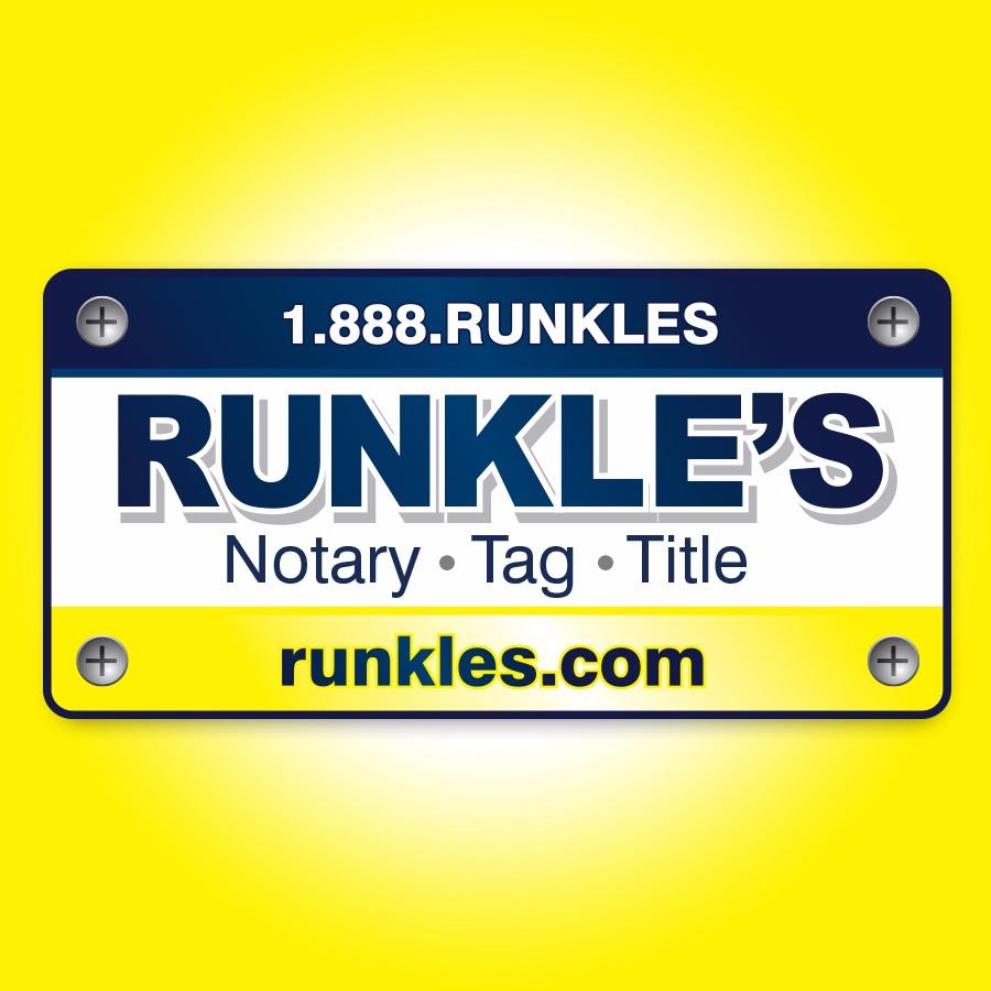 Runkle's Notary - Tag - Title