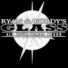 Ryan & Gordy's Glass Logo