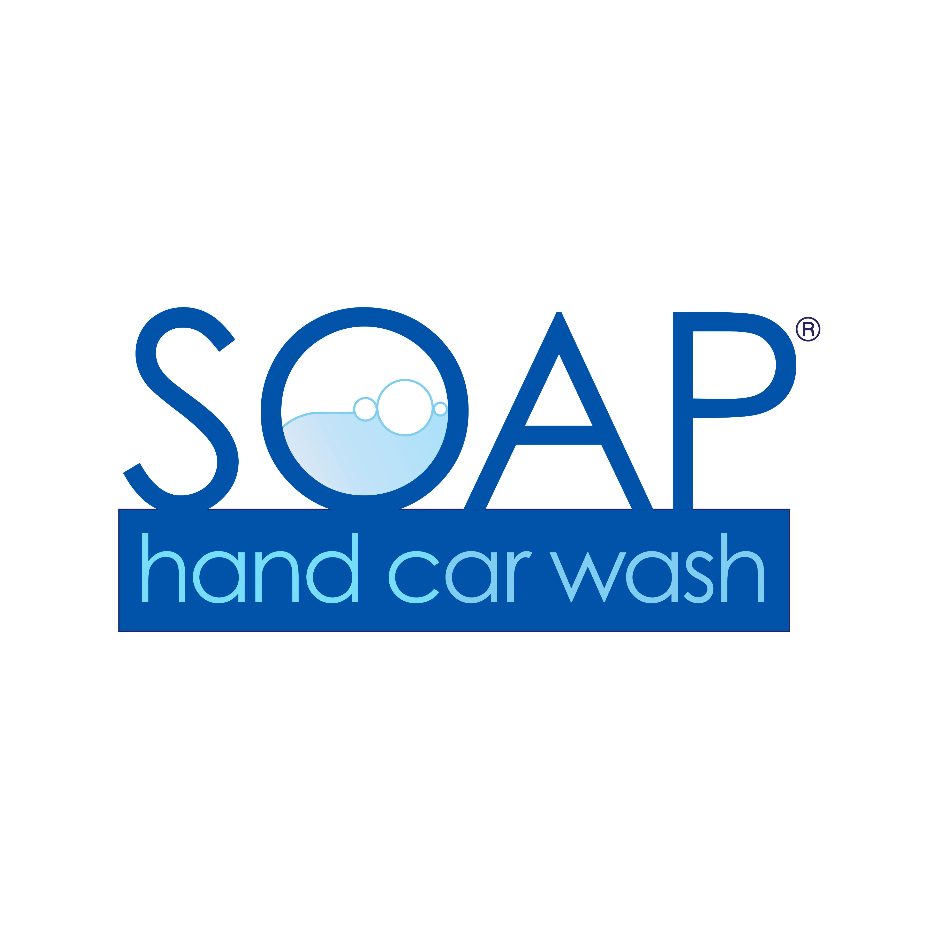 Soap Hand Car Wash Logo