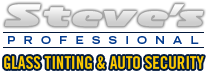 Steve's Professional Glass Tinting & Auto Security Logo