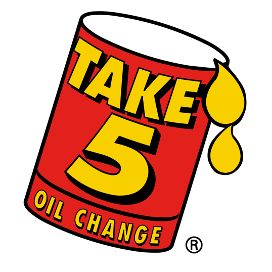 Take 5 Oil Change + Auto Care Logo