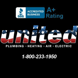 United Plumbing Heating Air & Electric Logo