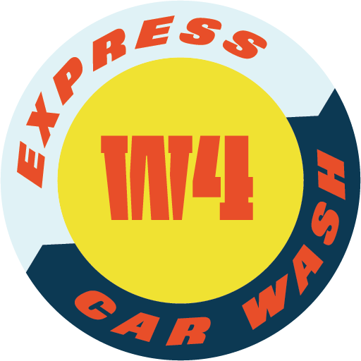 W4 Express Car Wash Logo