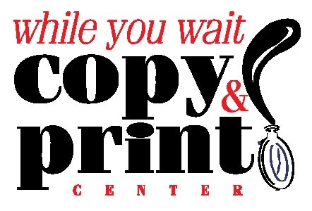 While You Wait Copy and Print Center Logo